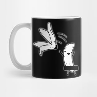 Crazy banana, white & black! Mug